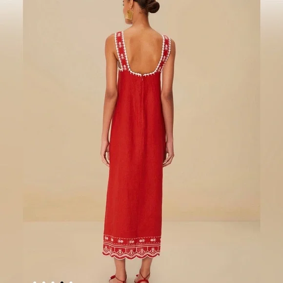 Farm Rio red dress - Picture 2 of 4